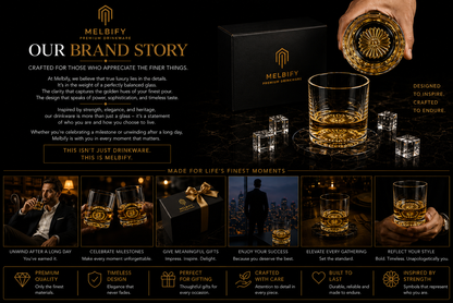 Melbify Italian Petal Whiskey Glasses | Artistic | Elegant | Premium | Royal | Luxurious Designer Whiskey Glasses | High end Expensive Whiskey Glasses with Gold Plated Bottom | 300 ml