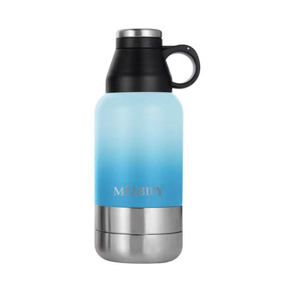 Melbiflask Insulated Vacuum Flask Bottle 1 Ltr ( Blue)