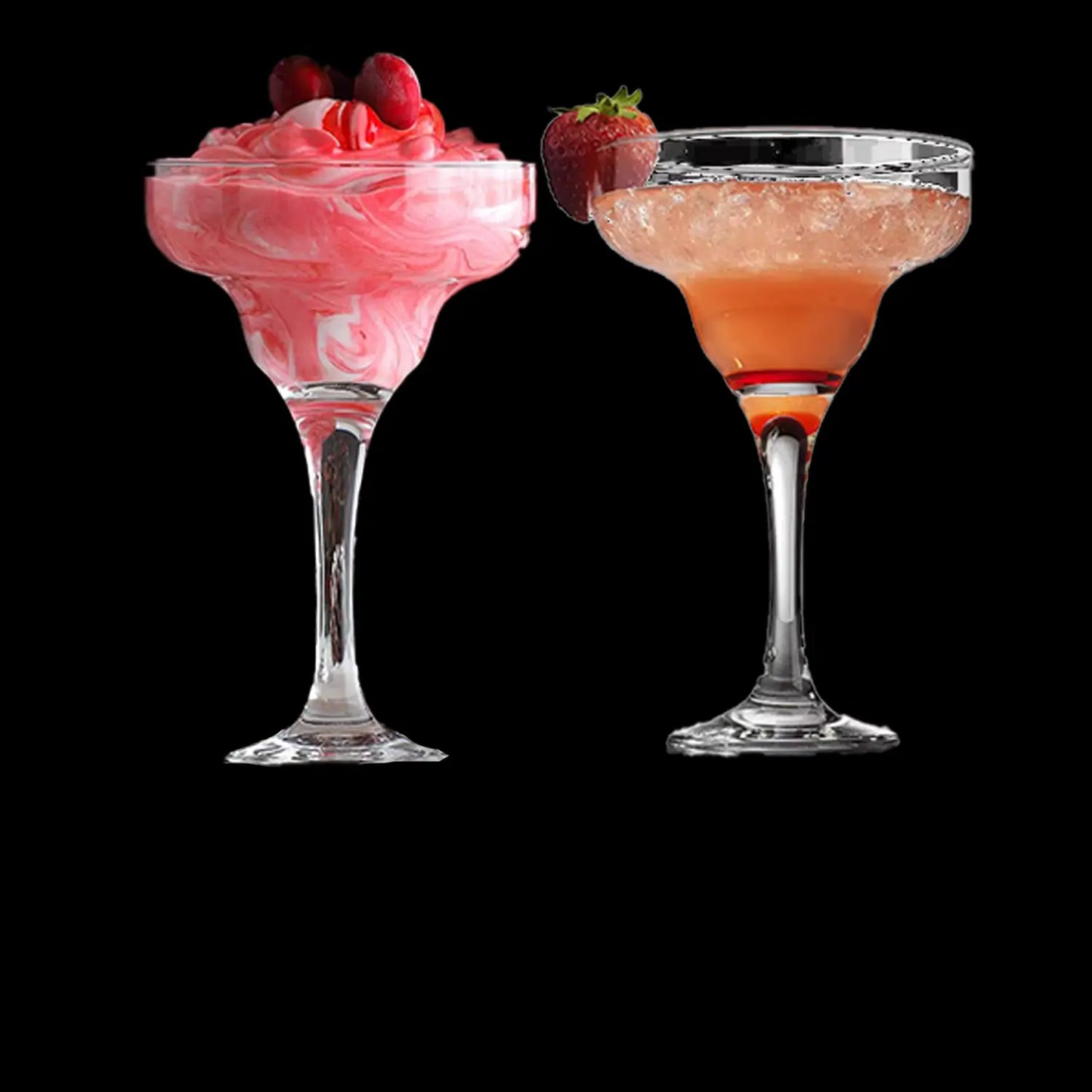 Melbify Margarita Glasses | 450ml | Martini Glasses |Cocktail Glasses for Margarita,Martini,Cocktails | Fancy|  Unique| Imported