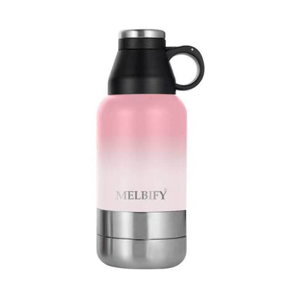 Melbiflask Insulated Vacuum Flask Bottle 1 Ltr ( Pink)