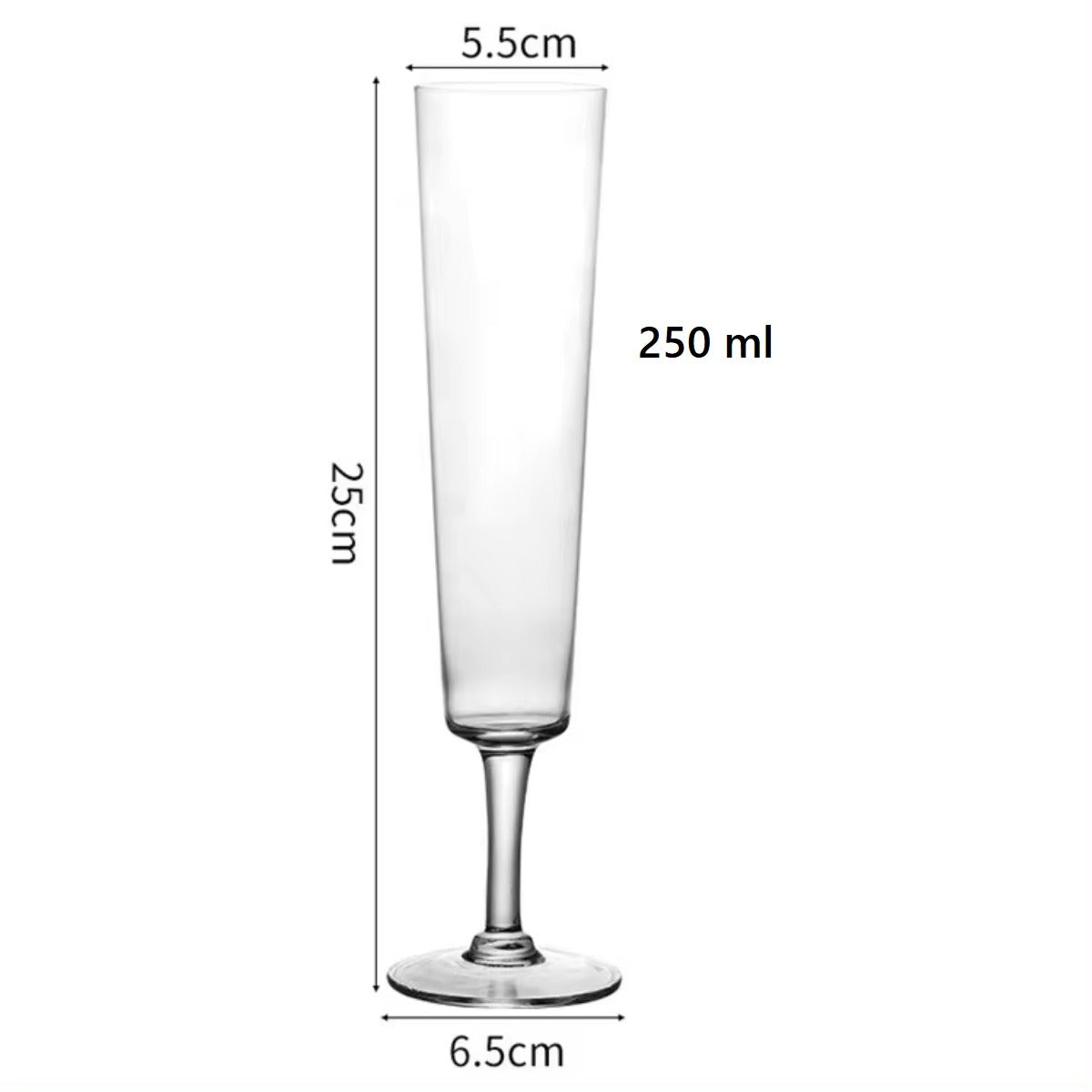 Melbify Mint Master Mojito Glasses | 250 ml | Tall LIIT Cocktail Glasses | Funny Highball Glasses for Bar | Premium Big Cocktail Glass for Gin & Party Juice|Strong Mojito & Mocktail Glasses