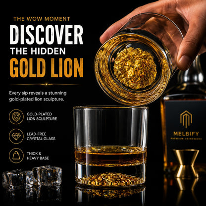 Lion Gold Gift Box - Set of 2