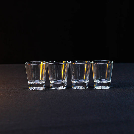 Melbify Animal Pattern Shot Glasses | 50 ML | Set of 4 | Premium | Shot Glass for Vodka, Whiskey, Rum,Tequila, Espressos, Spirits & Liquors | Gift Set