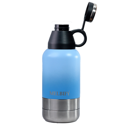 Melbiflask Insulated Vacuum Flask Bottle 1 Ltr ( Blue)