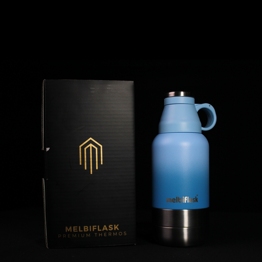 Flask Blue Gift Box