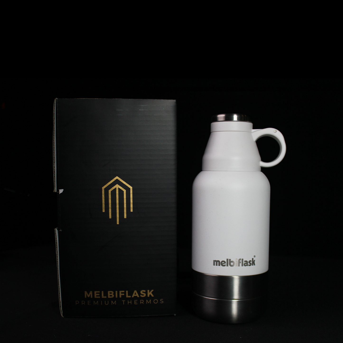 Flask White Gift Box