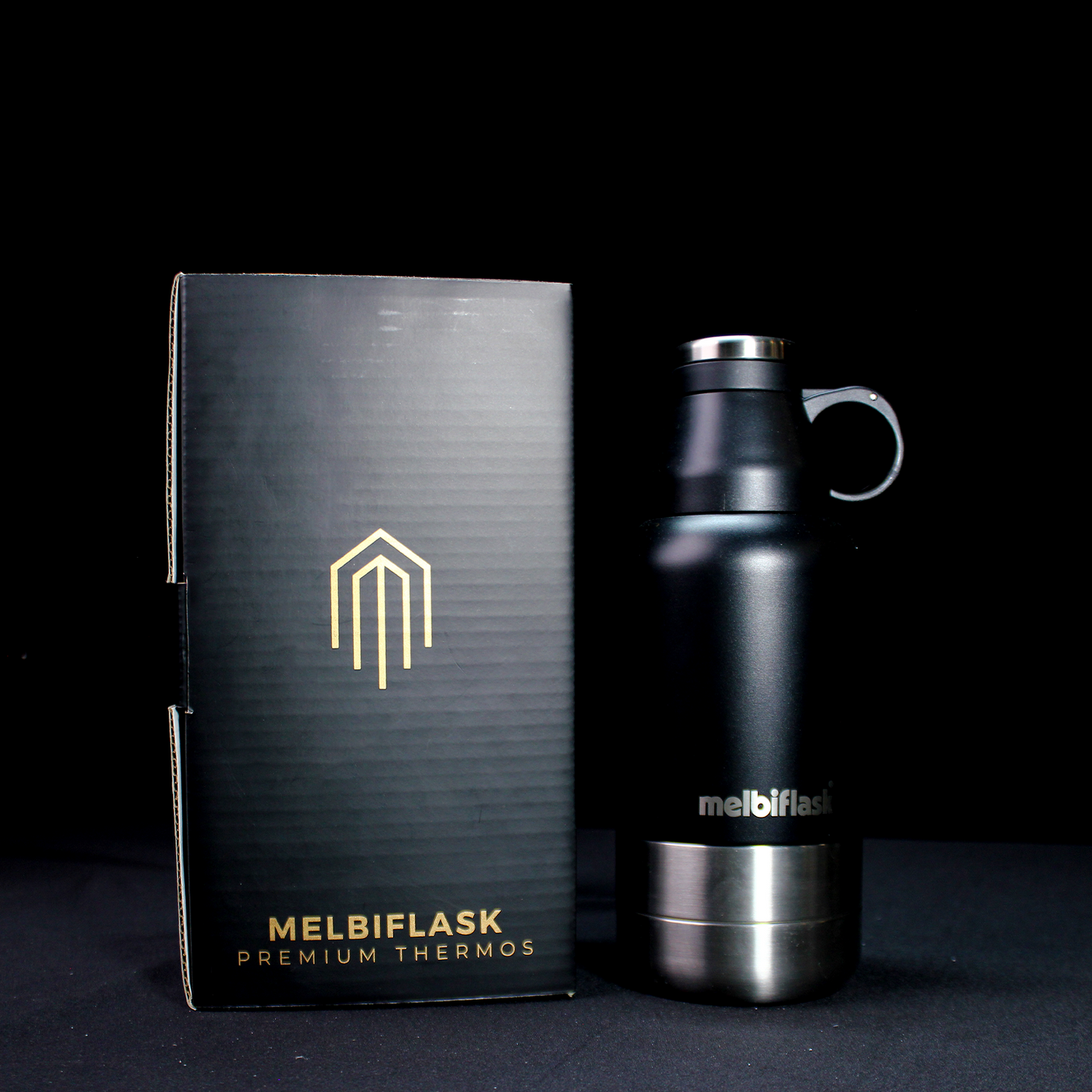 Flask Black Gift Box