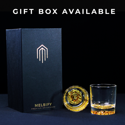 Melbify Lion Whiskey Glass | 300 ml | Whiskey Glass Gift Set| Golden Whiskey Glasses|Big| Unique| Broad| Thick Bottom | Premium | Lion Head Whiskey Glass| Whiskey Glass with Lion Symbol