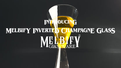 Melbify Inverted Stem Champagne Glasses | 300 ml | Stemless Champagne Flutes | Wine Glasses | Champagne Flute Glasses | Champagne Glass Set | Champagne Glasses | Stemless Wine Glass