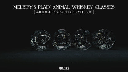 Plain Lion Whiskey Glass