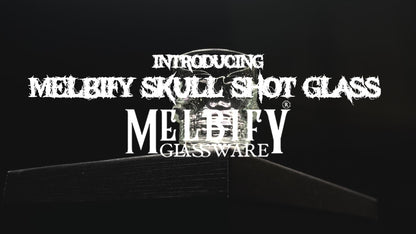 Melbify Skull Shot Glasses | 4 Pack |  25ml |  Tequila, Vodka, Jagermeister Shot Glasses Set | Party Favors | Gift Set