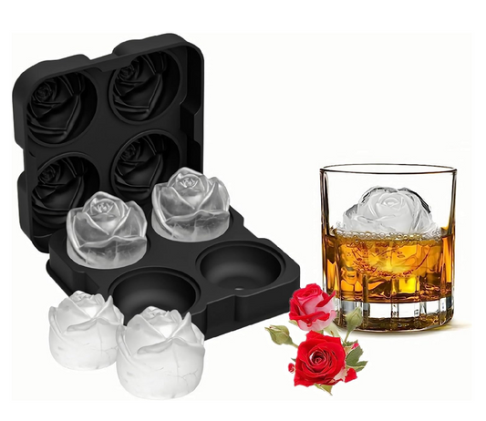 Rose Flower Shape Ice Cube Tray