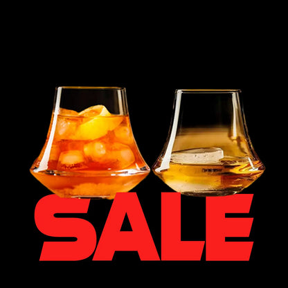 Melbify Shapey Girl Whiskey Glass, 360ml Whiskey Glasses Wide Belly Crystal for Drinking Bourbon, Whisky, Scotch, Cocktails, Wine, Vodka, Rum Cognac
