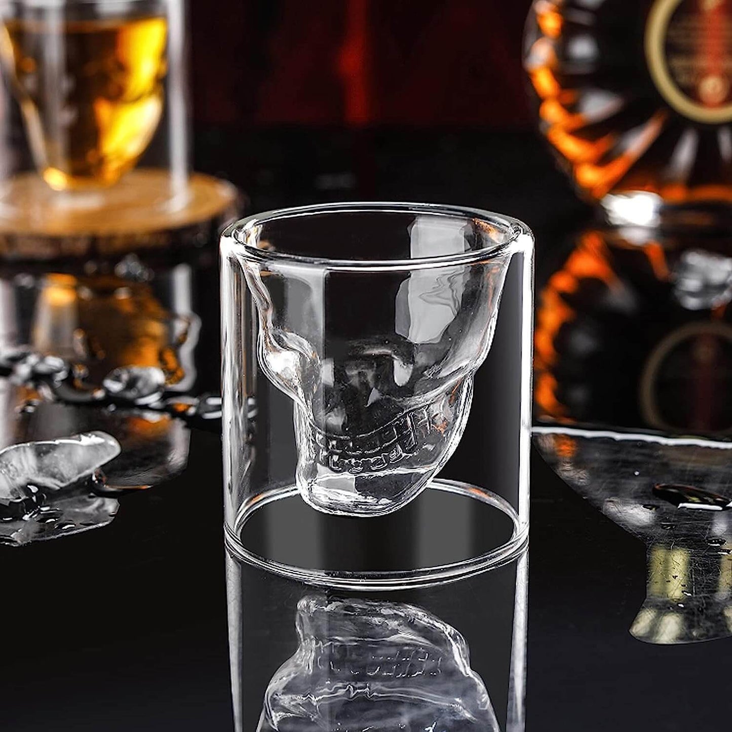 Double Wall Skull Shot Glasses |150 ML melbify shot glasses