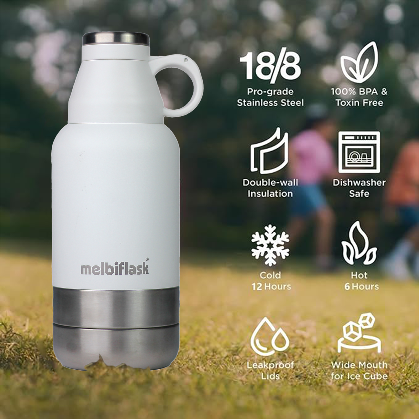 Melbiflask Mighty White