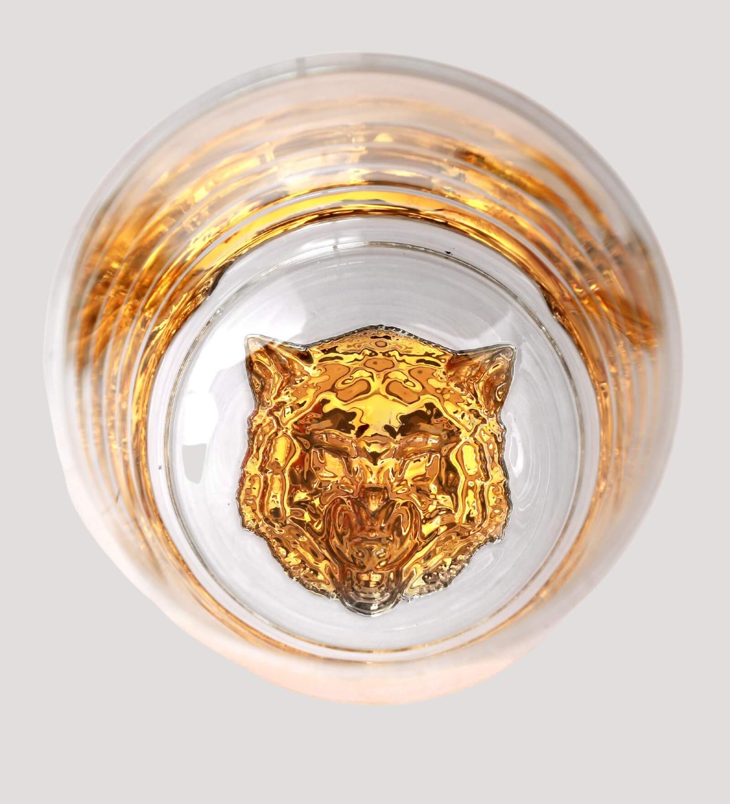 Melbify Unusual Gold Wolf Label Whiskey Glasses My Store Whiskey Glasses